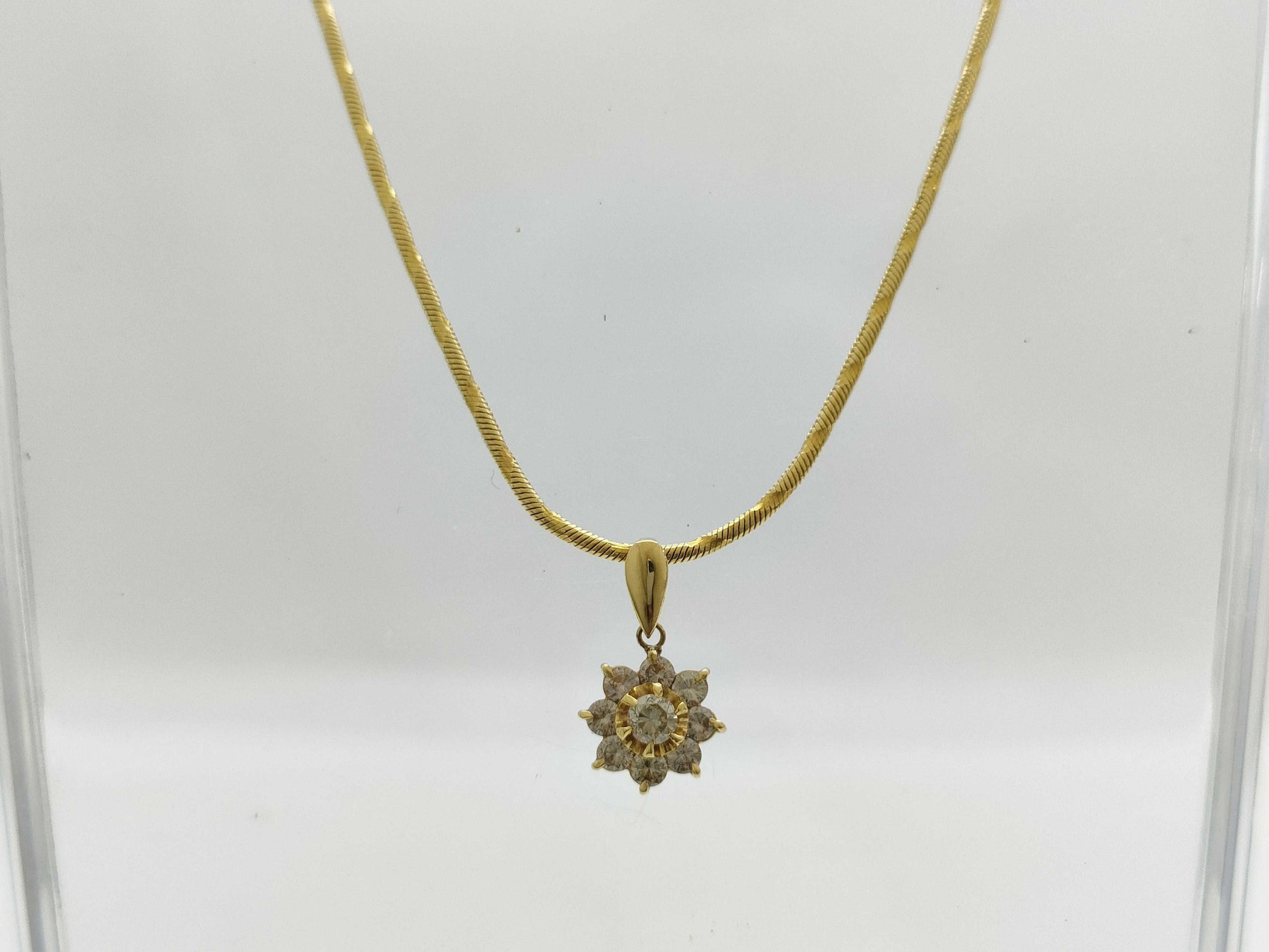 D0.50ct K18 8.1g Necklace 