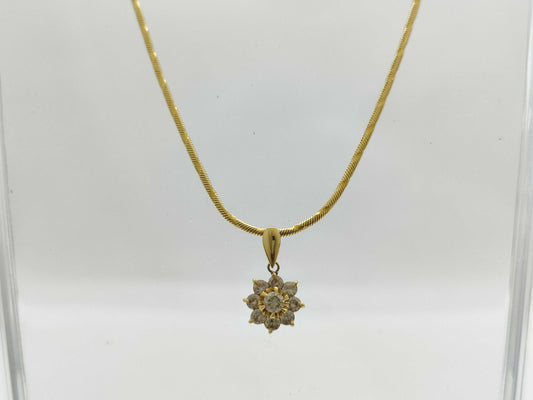 D0.50ct K18 8.1g Necklace 