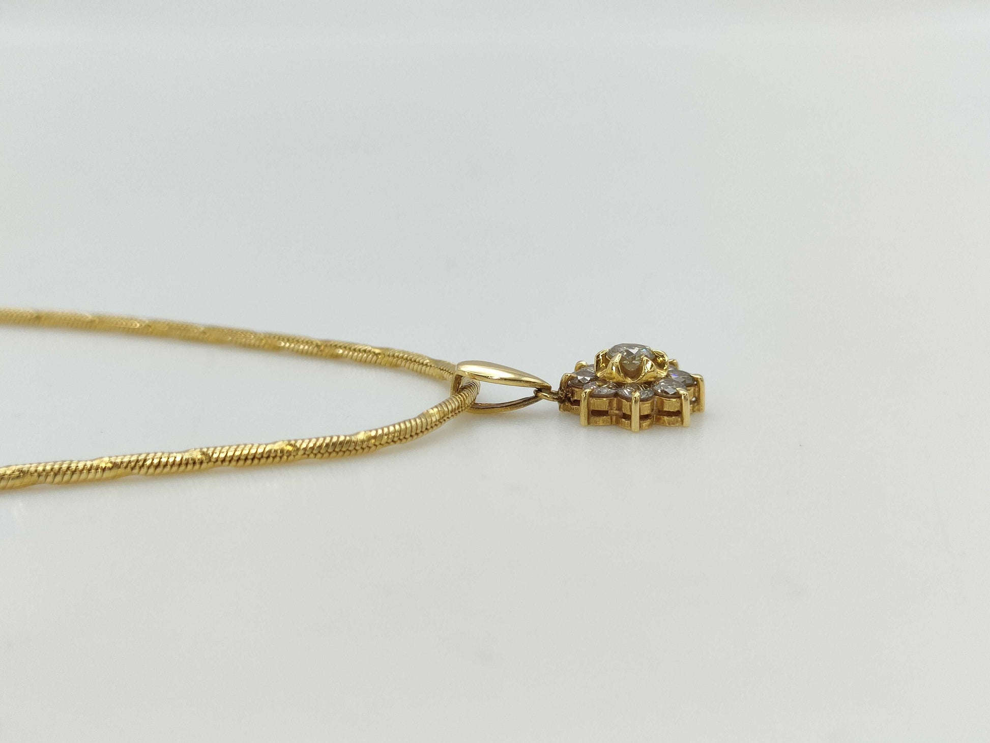 D0.50ct K18 8.1g Necklace 