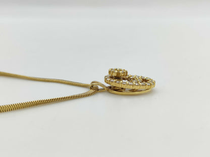D1.00ct K18 11.1g Necklace 