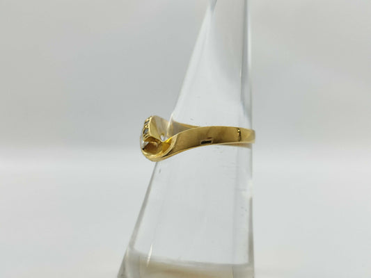 D0.20ct K18 2.5g Ring 