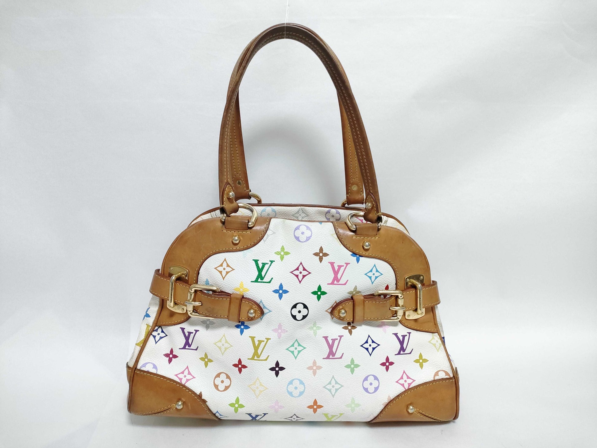 LOUIS VUITTON RFID verification failed ***07* Monogram Multicolor LOUIS VUITTON Claudia Handbag