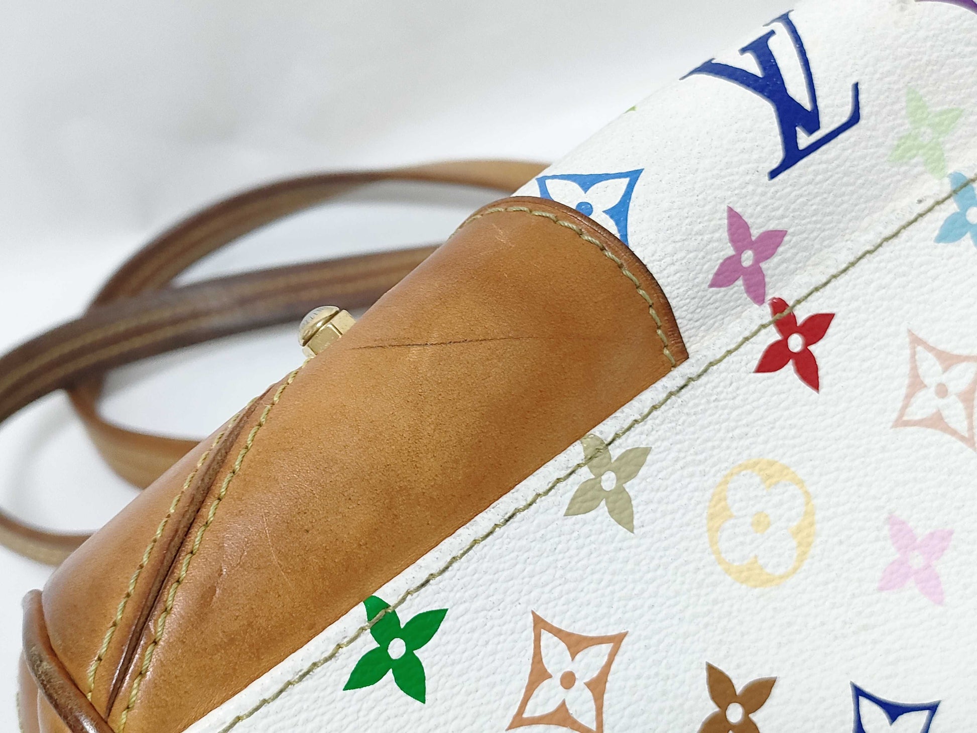 LOUIS VUITTON RFID verification failed ***07* Monogram Multicolor LOUIS VUITTON Claudia Handbag