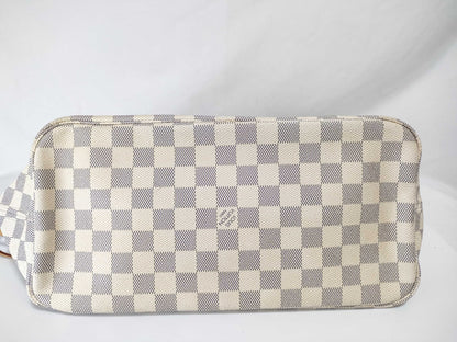 LOUIS VUITTON RFID Unverifiable SA4101 Damier Azur LOUIS VUITTON Neverfull Tote Bag