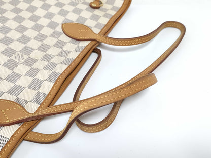 LOUIS VUITTON RFID Unverifiable SA4101 Damier Azur LOUIS VUITTON Neverfull Tote Bag
