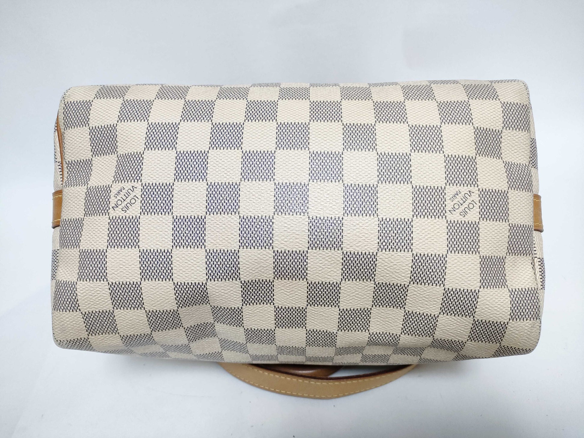 LOUIS VUITTON RFID Unverifiable Damier Azur LOUIS VUITTON Speedy25 Handbag
