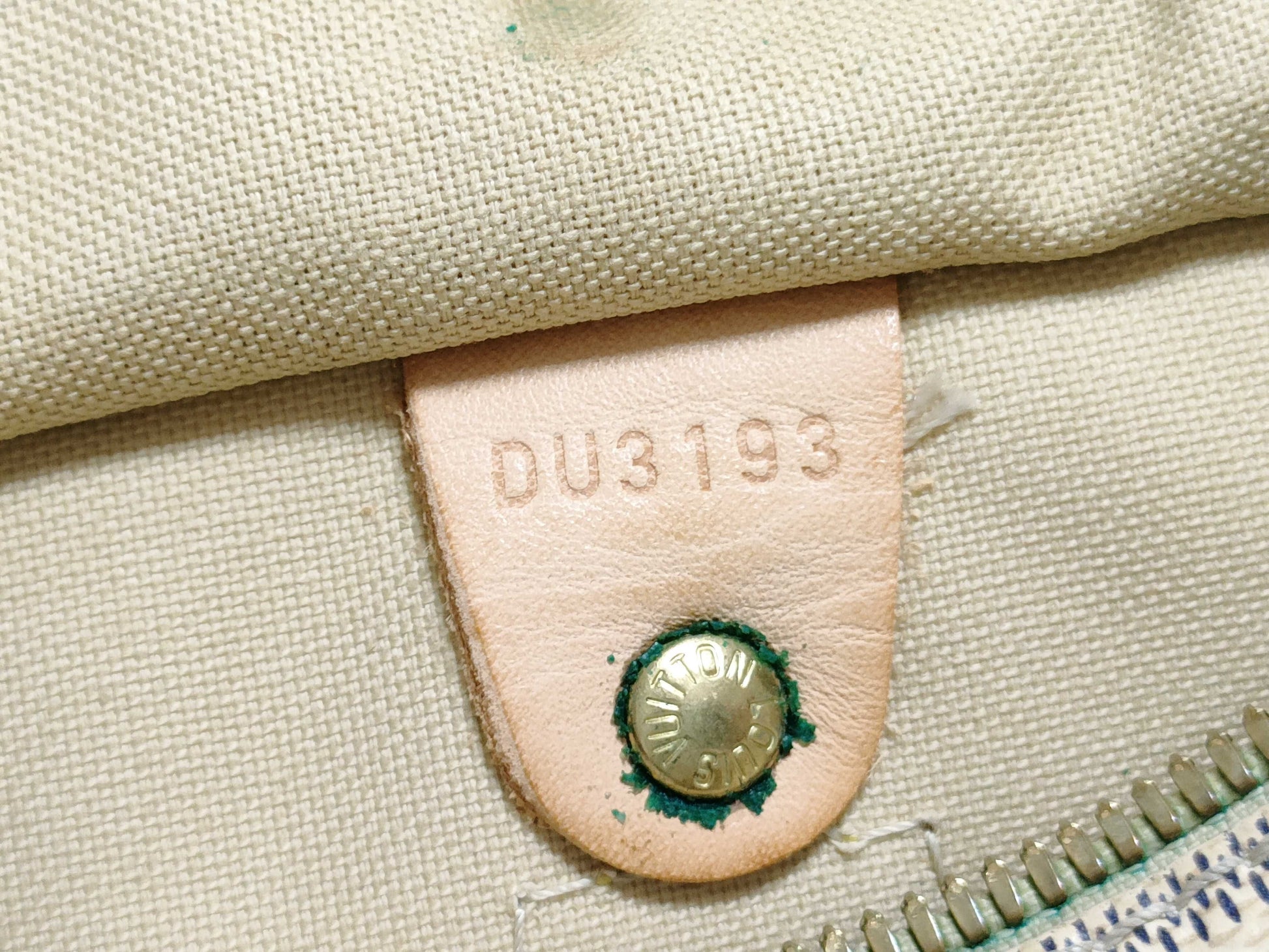 LOUIS VUITTON RFID Unverifiable Damier Azur LOUIS VUITTON Speedy25 Handbag
