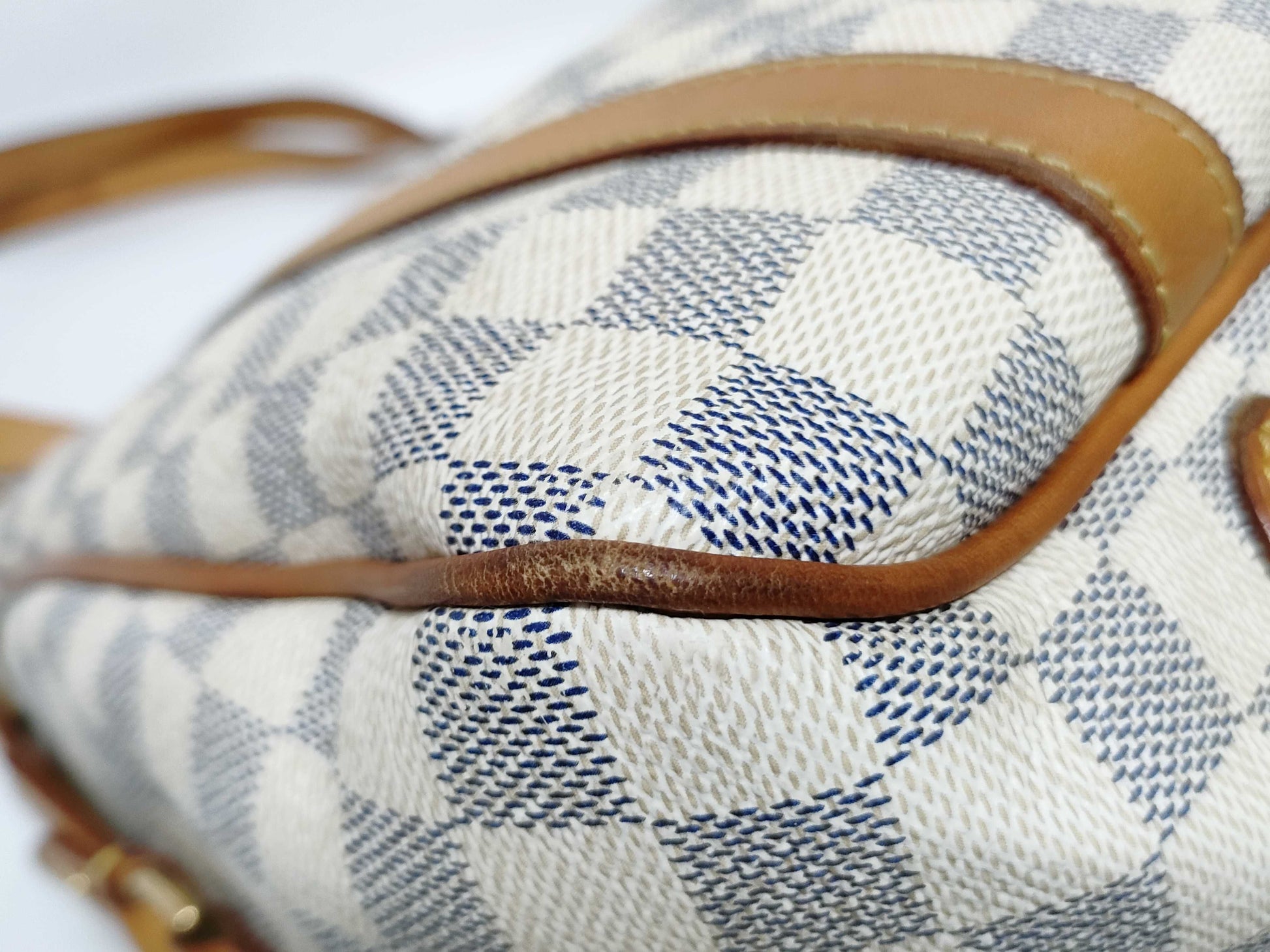LOUIS VUITTON RFID Unverified Damier Azur Stresa Tote Bag