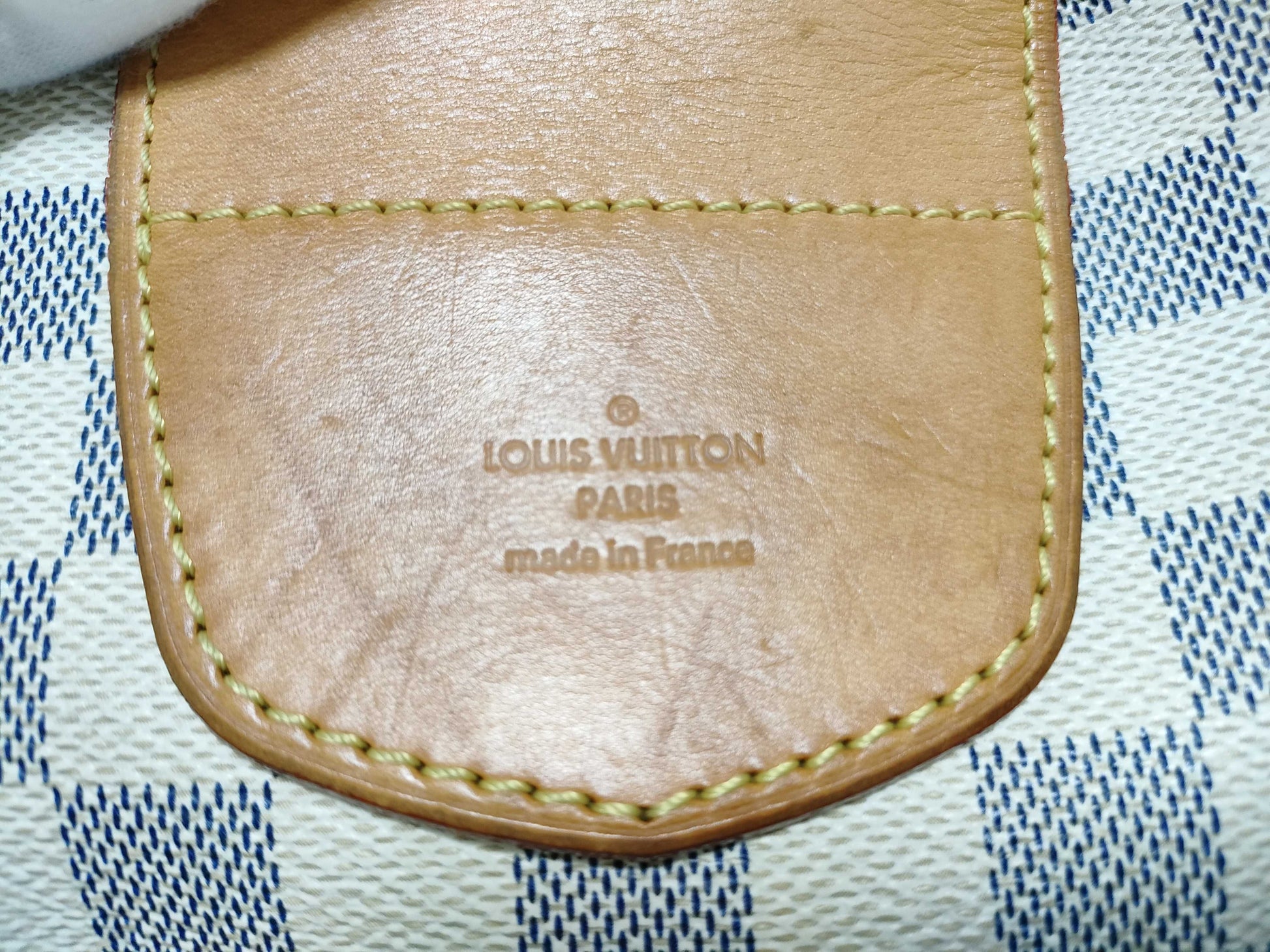 LOUIS VUITTON RFID Unverified Damier Azur Stresa Tote Bag
