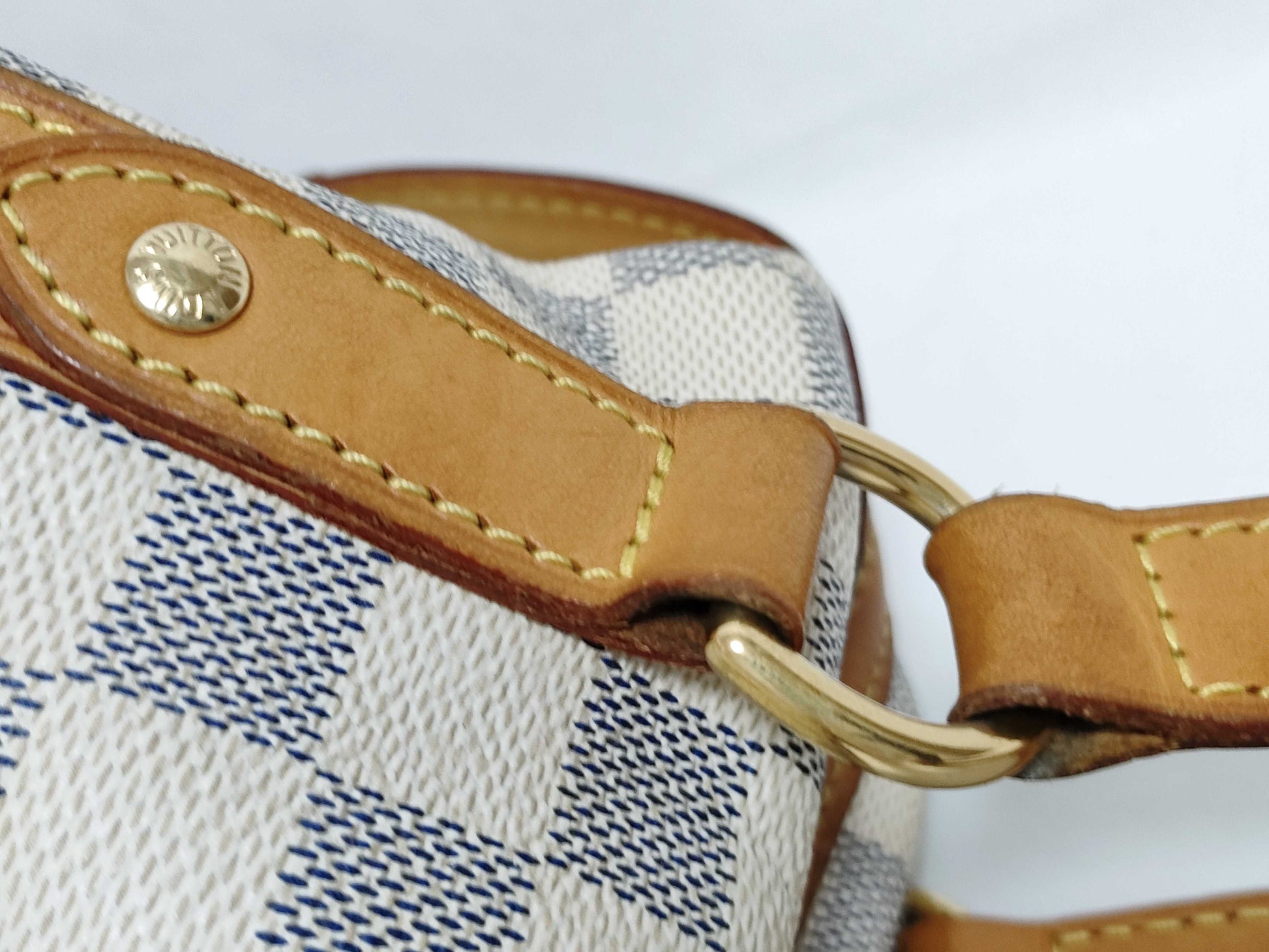 LOUIS VUITTON RFID Unverified Damier Azur Stresa Tote Bag