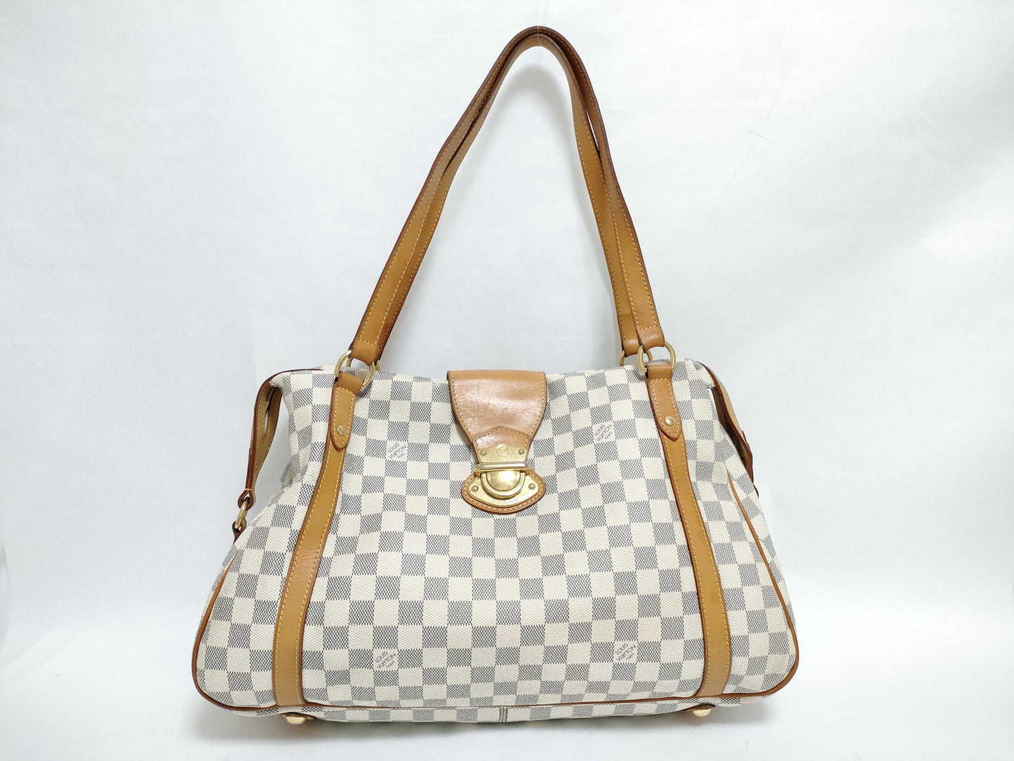 LOUIS VUITTON RFID Unverified Damier Azur Stresa Tote Bag