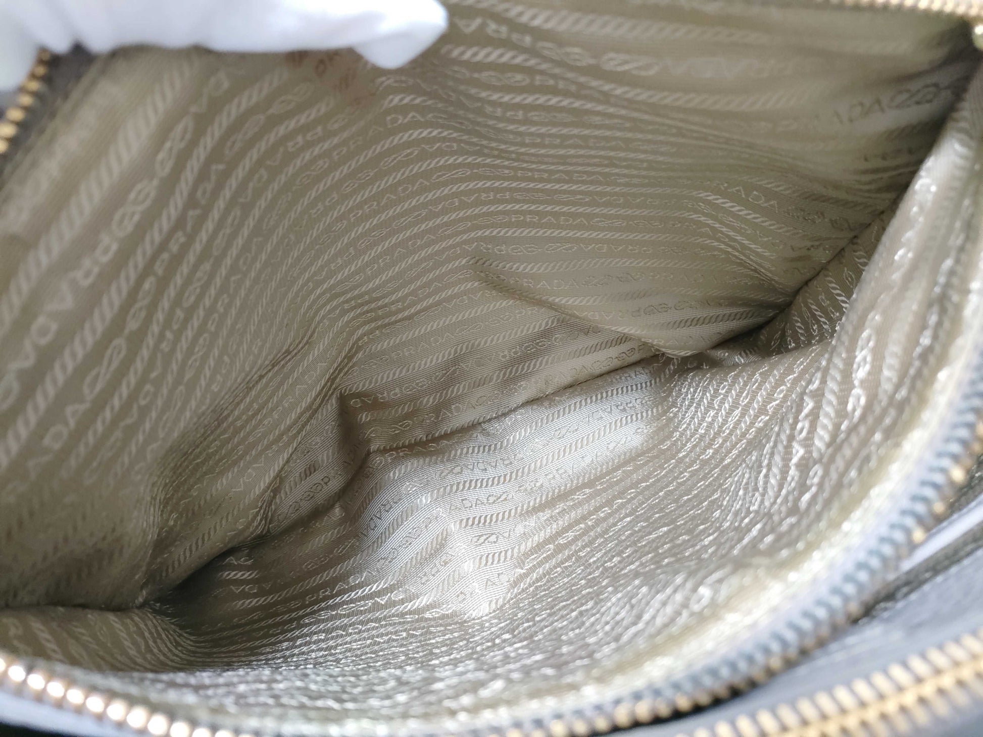 PRADA PRADA Tote Grey Handbag