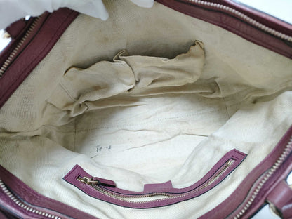 GUCCI Soho GUCCI Tote Purple Handbag