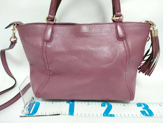 GUCCI Soho GUCCI Tote Purple Handbag