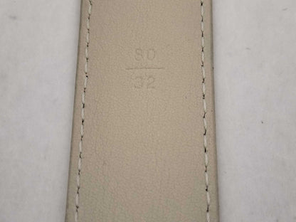 LOUIS VUITTON Unconfirmed Damier Azur Centurion with LV Initials, Damier Azur M9268 Belt