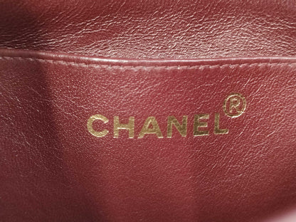 CHANEL Mini Matelasse 17 Chain Shoulder Bag, Lambskin, Black, GD Hardware, A01115 5021070, Sticker and Card Included
