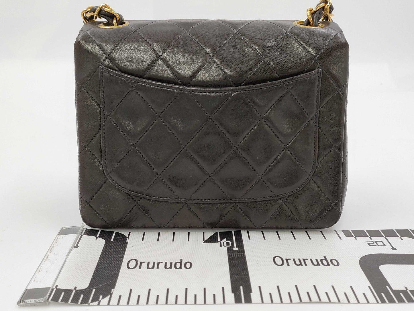CHANEL Mini Matelasse 17 Chain Shoulder Bag, Lambskin, Black, GD Hardware, A01115 5021070, Sticker and Card Included