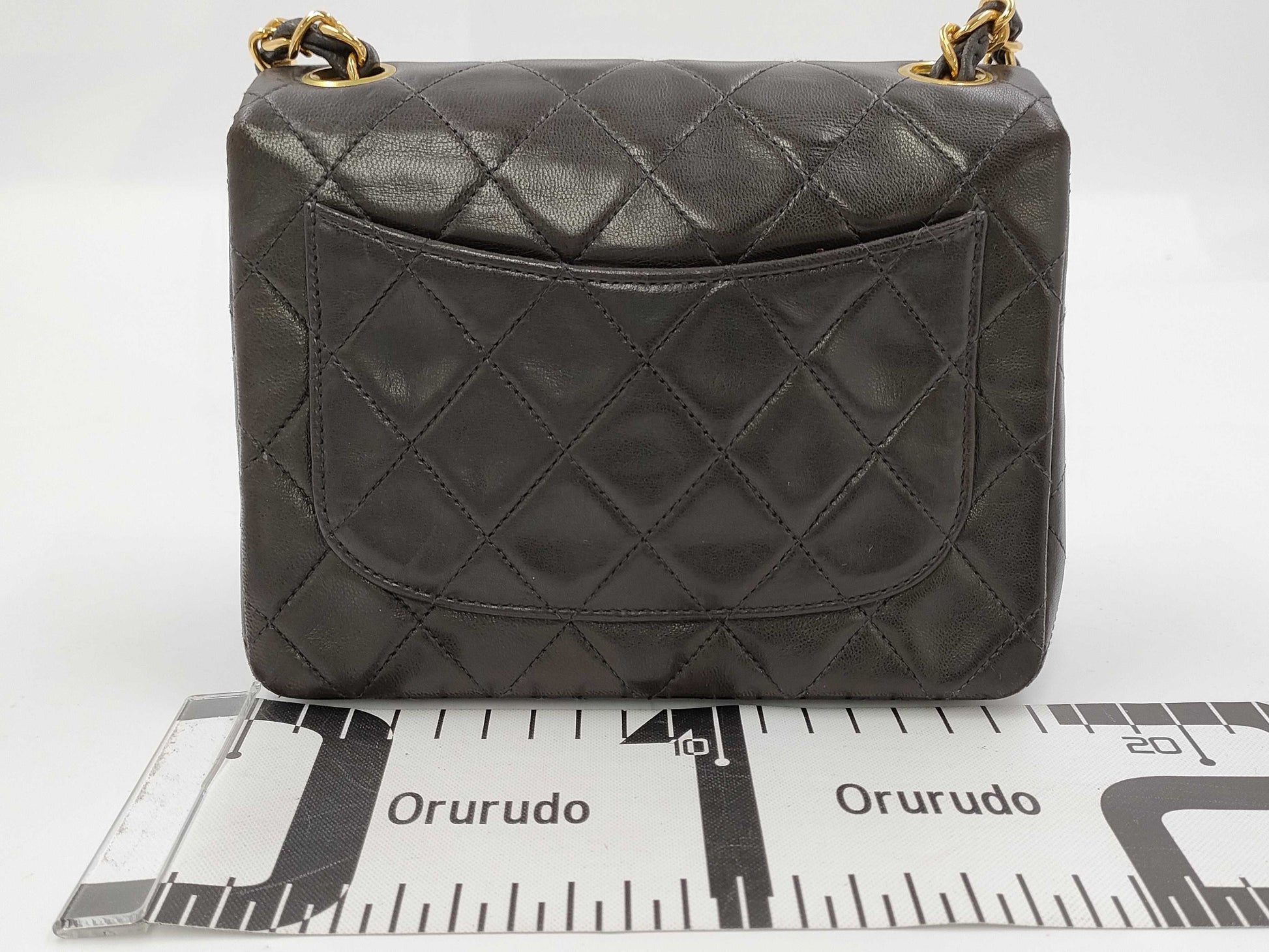 CHANEL Mini Matelasse 17 Chain Shoulder Bag, Lambskin, Black, GD Hardware, A01115 5021070, Sticker and Card Included
