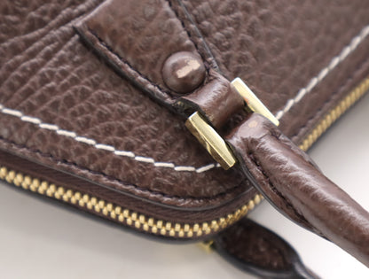Maison Margiela 5AC Classic Micro 2-Way Handbag, Brown Leather