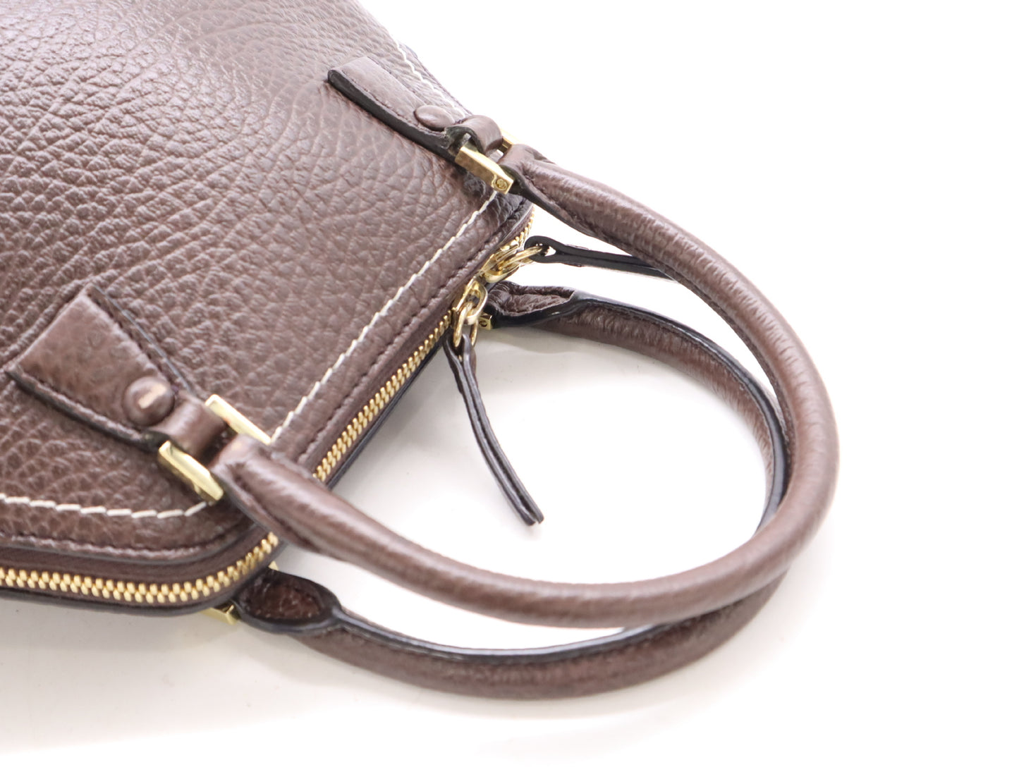 Maison Margiela 5AC Classic Micro 2-Way Handbag, Brown Leather