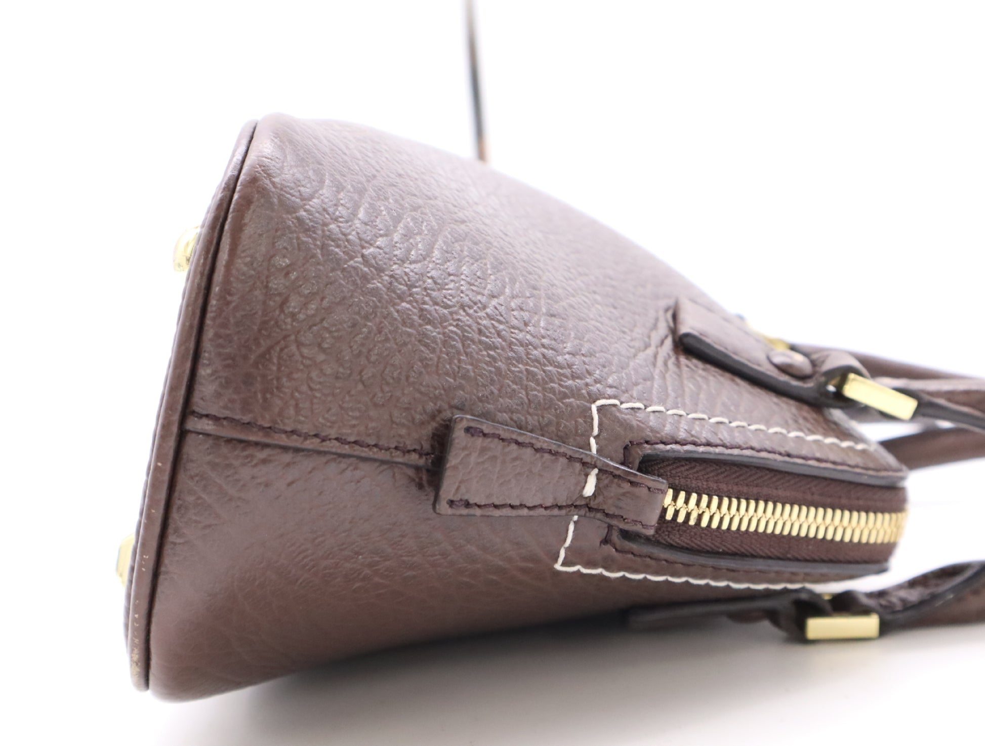 Maison Margiela 5AC Classic Micro 2-Way Handbag, Brown Leather