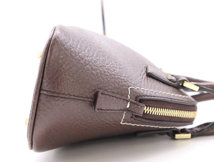 Maison Margiela 5AC Classic Micro 2-Way Handbag, Brown Leather