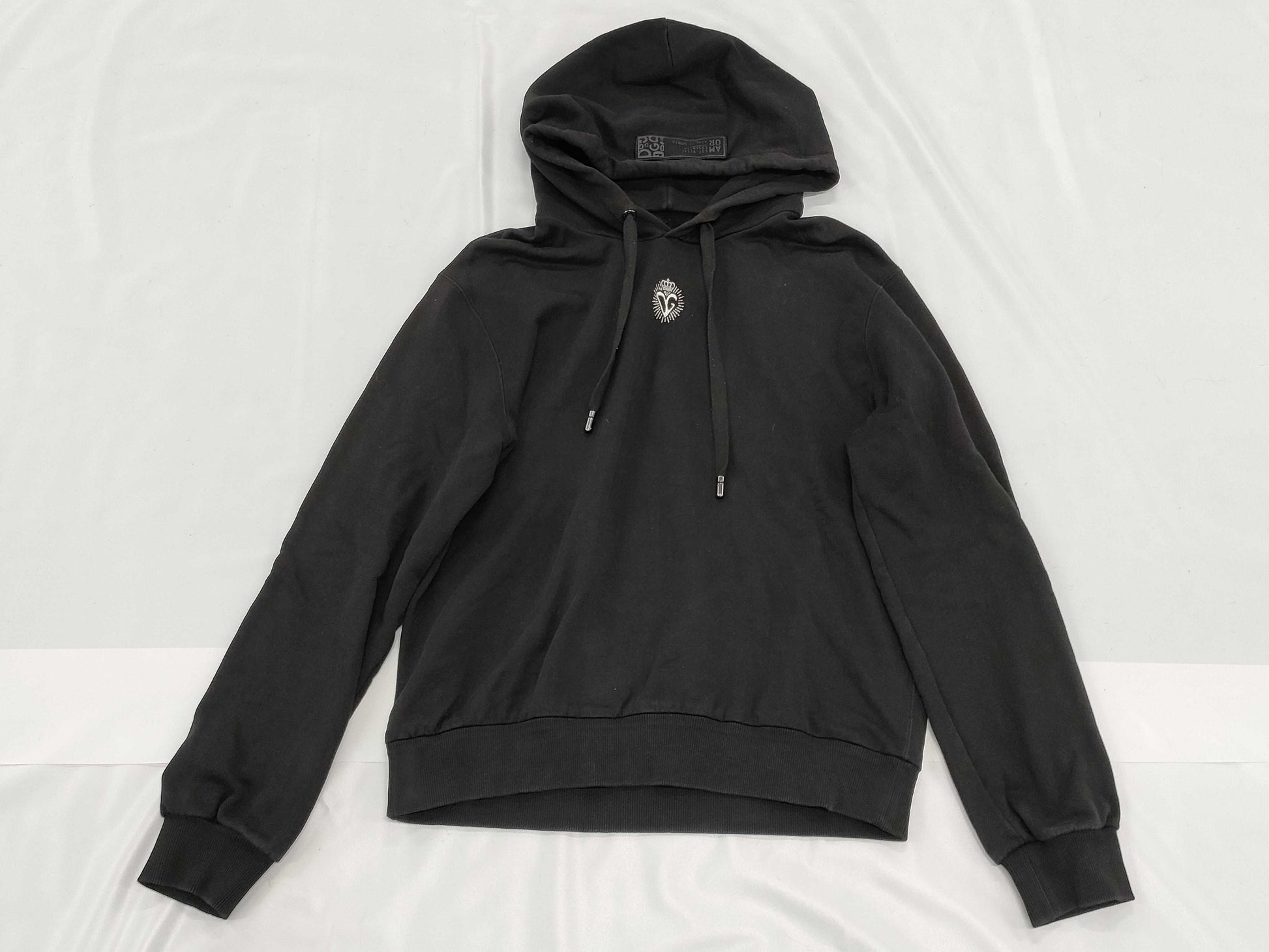 DOLCE&GABBANA DOLCE GABBANA Logo Embroidered Hoodie G7WXY-B Tops