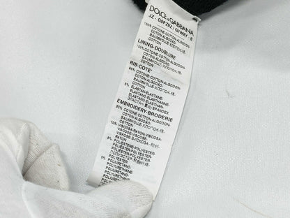 DOLCE&GABBANA DOLCE GABBANA Logo Embroidered Hoodie G7WXY-B Tops