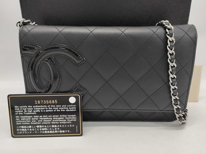 CHANEL Cambon Chain Wallet Shoulder Bag