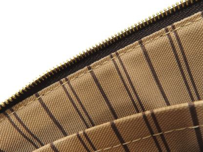 LOUIS VUITTON Unconfirmed Louis Vuitton Monogram Neverfull Pouch with ST