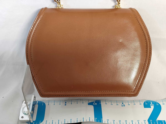 Tiffany & Co. Tiffany Leather 2-Way Handbag with Stud Earrings, Brown, with Box