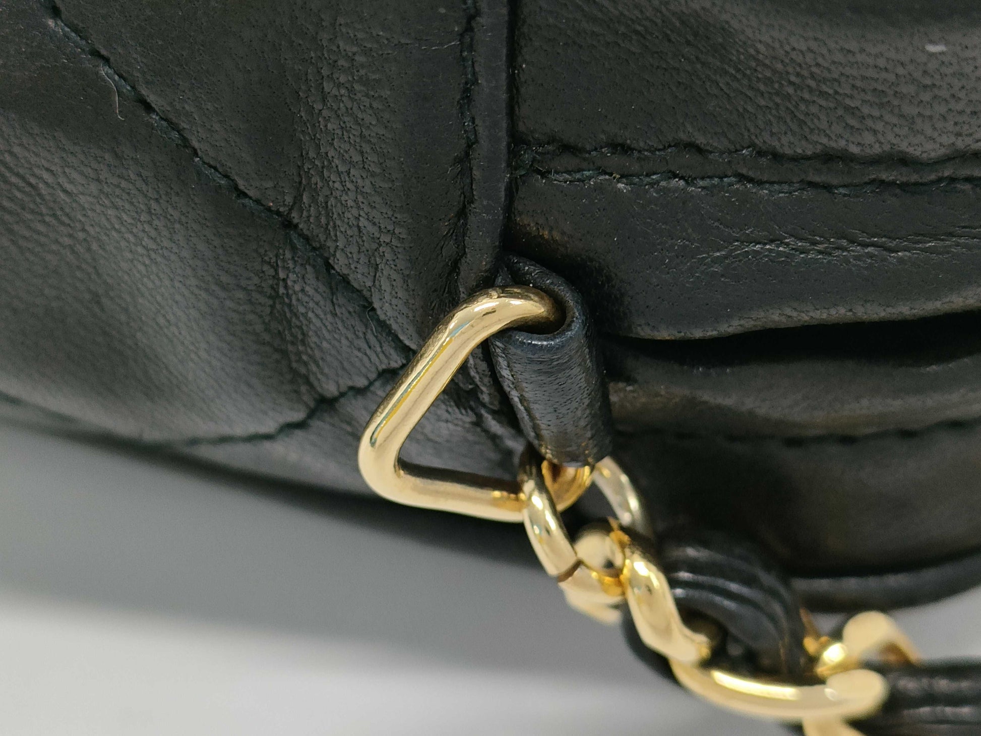 CHANEL Fringe Chain Shoulder Bag with Seal