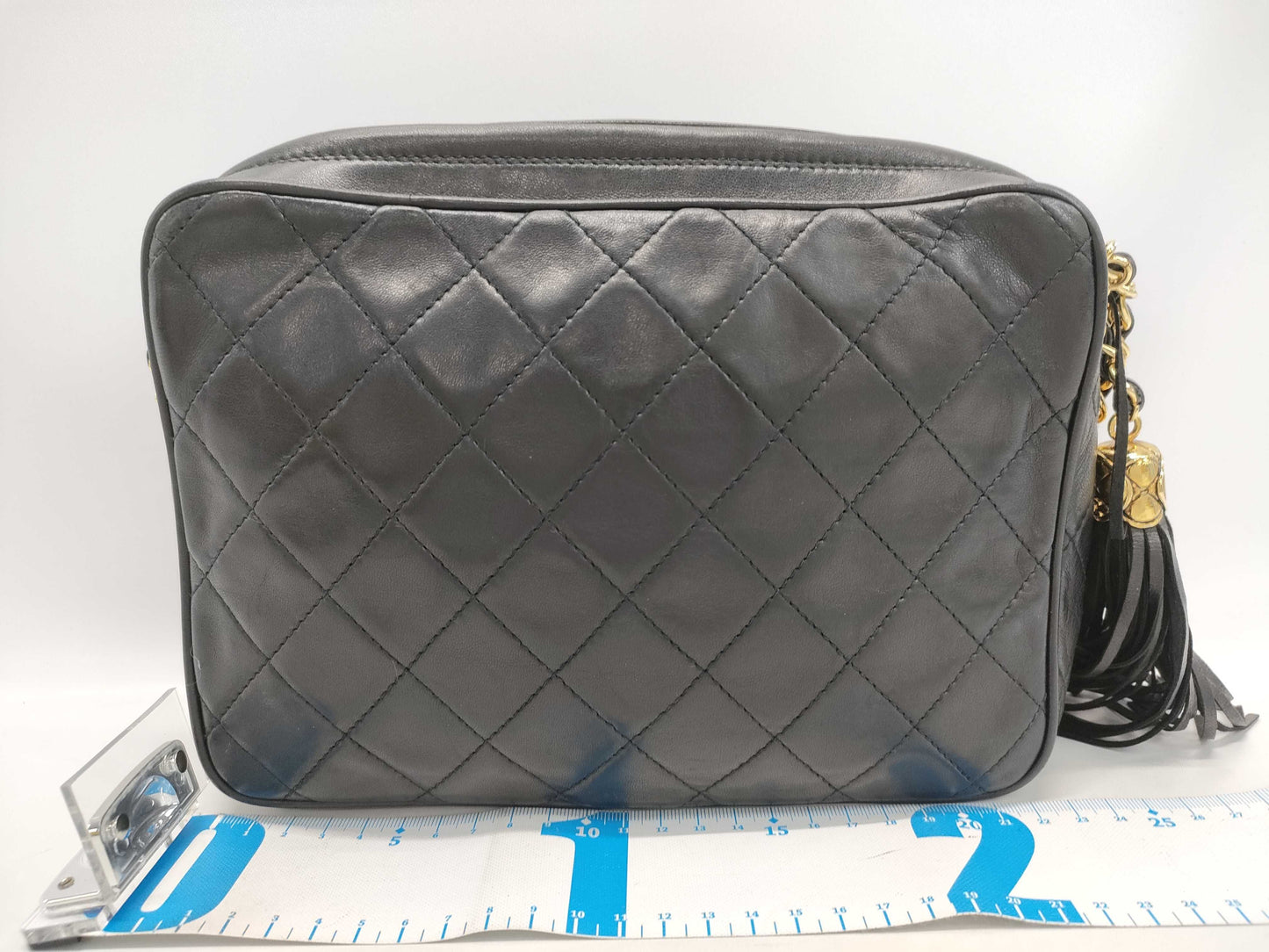 CHANEL Fringe Chain Shoulder Bag with Seal