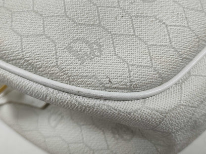 Dior PVC Old Shoulder Bag White
