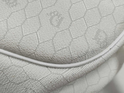 Dior PVC Old Shoulder Bag White
