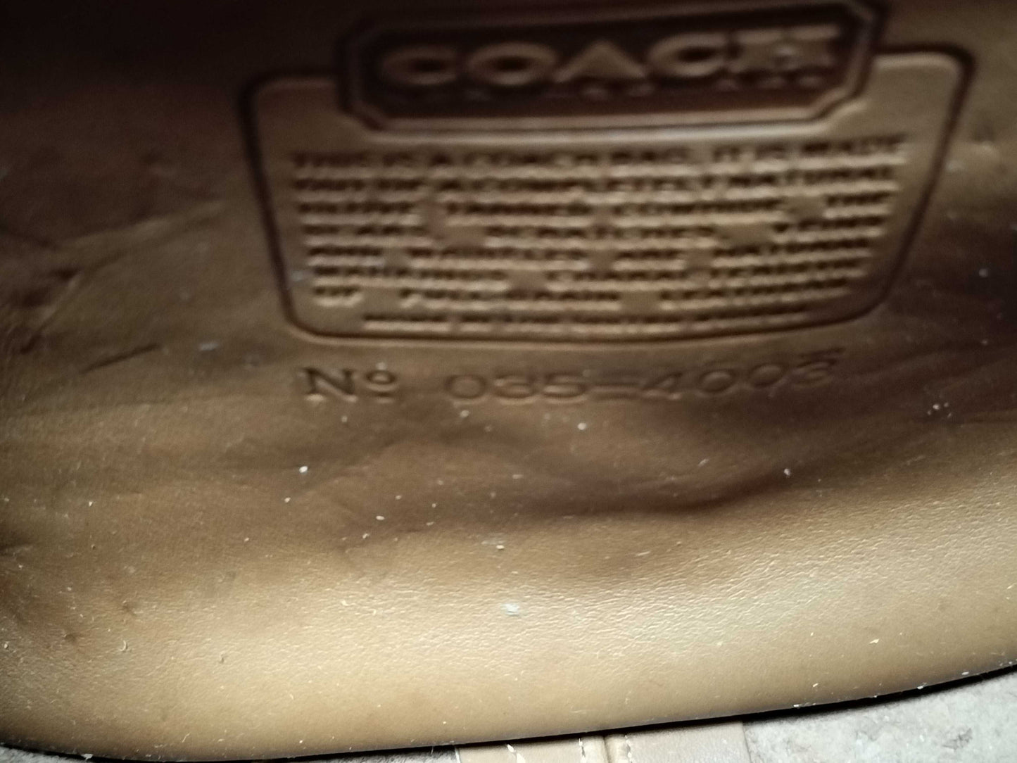 COACH Old Turnlock Shoulder Bag