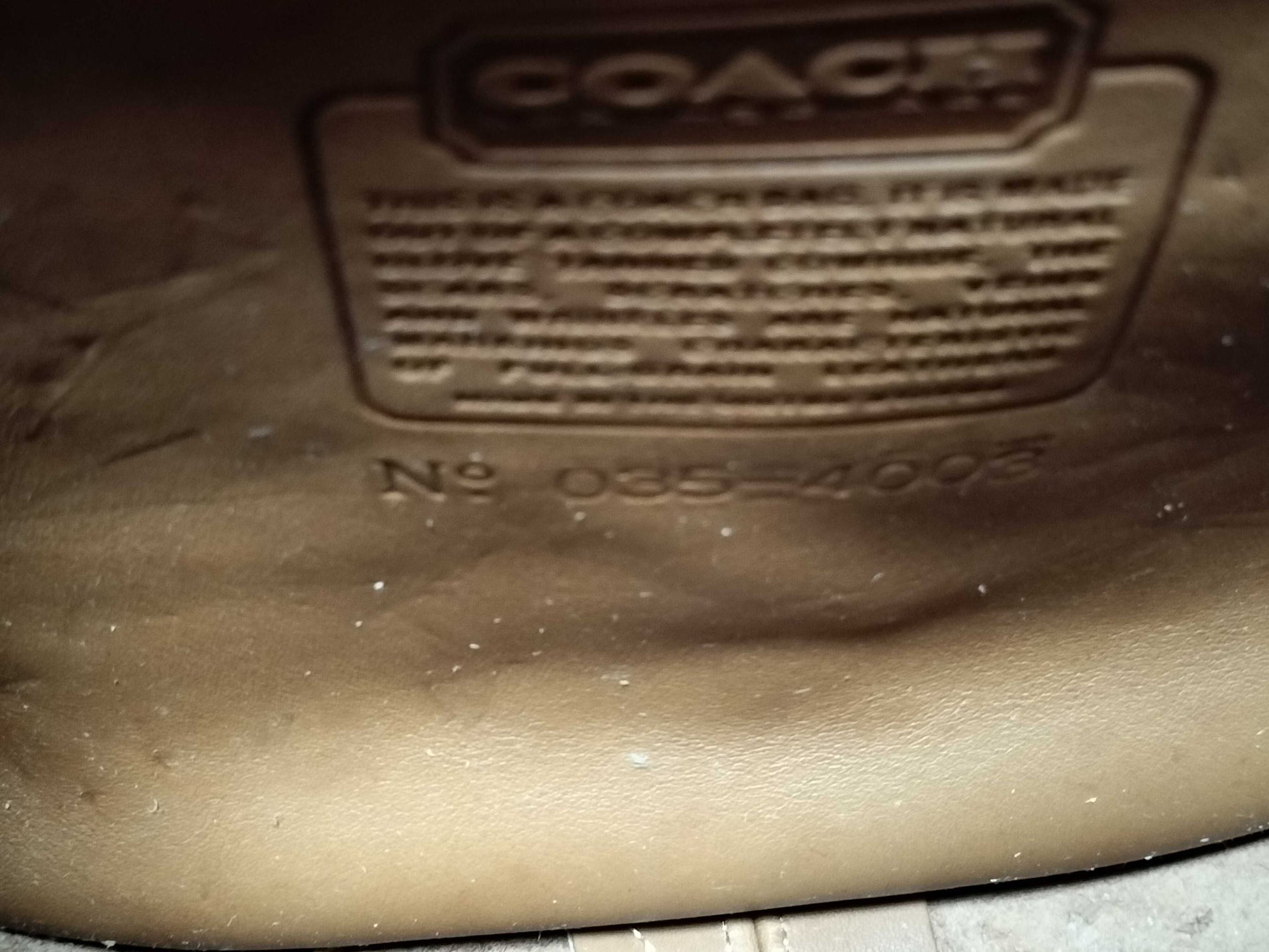COACH Old Turnlock Shoulder Bag