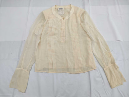 CHANEL Chanel blouse gold top