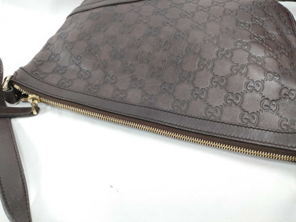 GUCCI Guccissima Interlocking Shoulder Bag