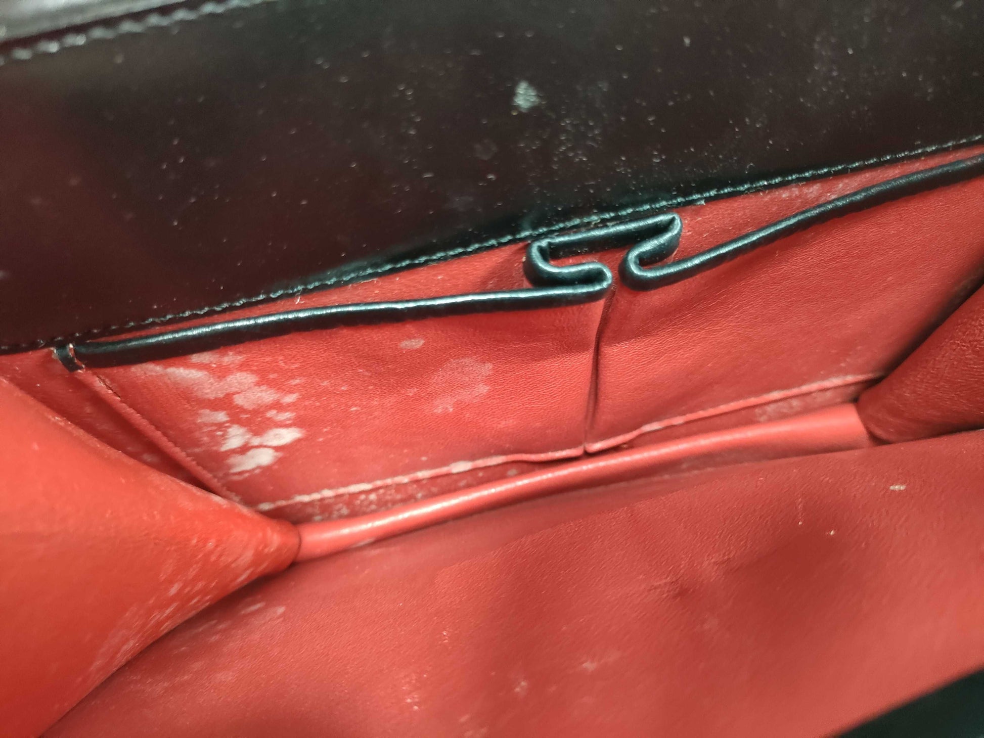CELINE Gancini double flap handbag