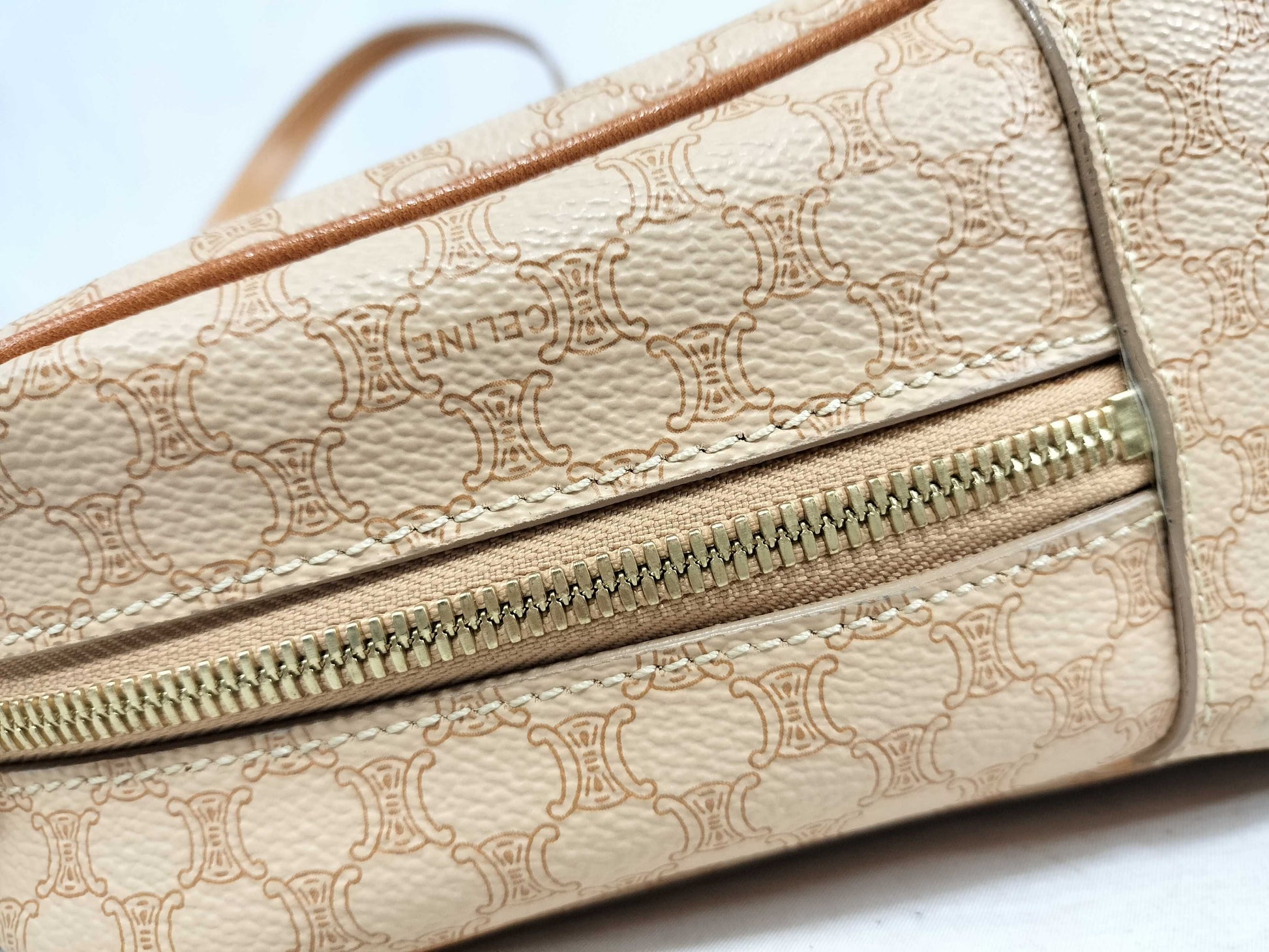CELINE Macadam Mini Boston Shoulder Bag