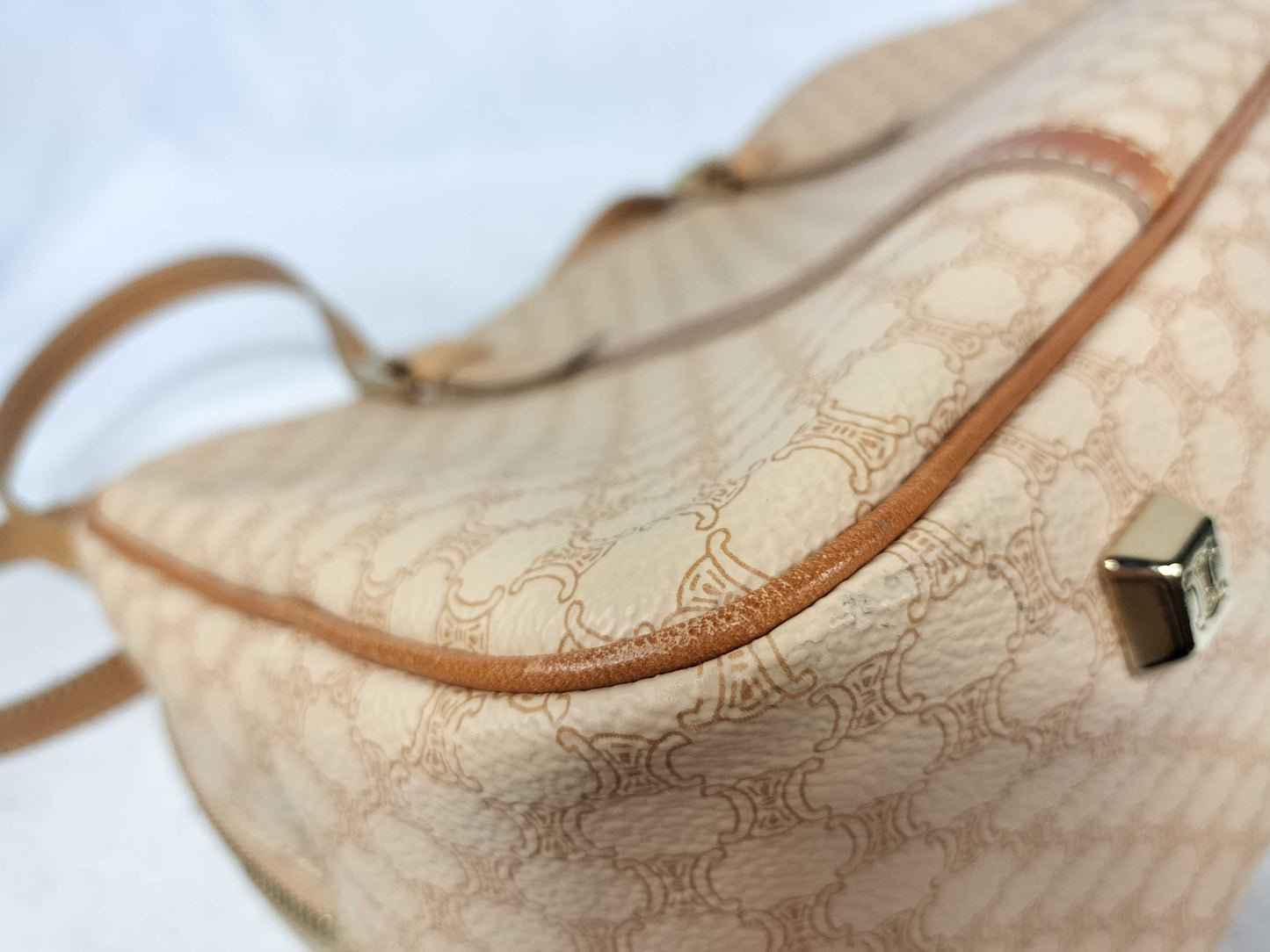 CELINE Macadam Mini Boston Shoulder Bag