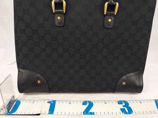 GUCCI GG Canvas Studded Tote Bag