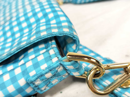 FENDI Mamma Bucket 2-way shoulder bag, gingham check