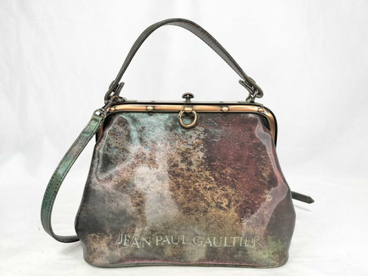 JEAN PAUL GAULTIER Jean Paul Gaultier Cyber ​​Clasp 2-Way Handbag Shoulder Bag Handbag