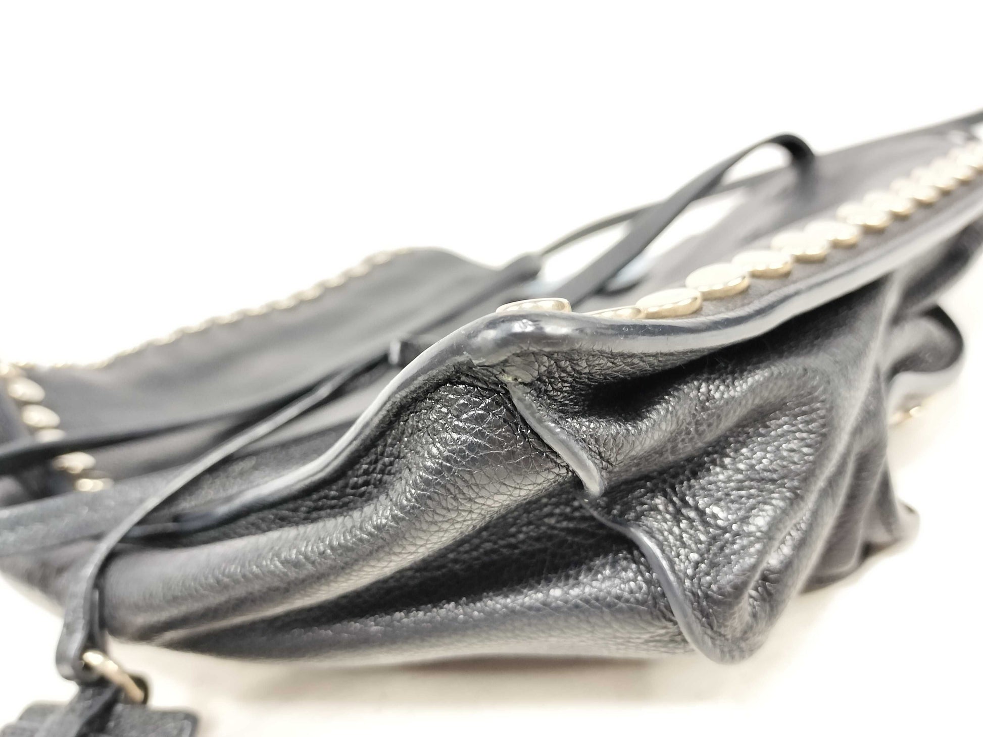 PRADA Etiquet Studded Tote Bag Shoulder Bag