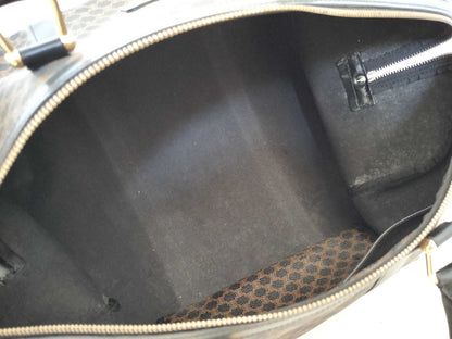 CELINE Black Macadam Boston Bag