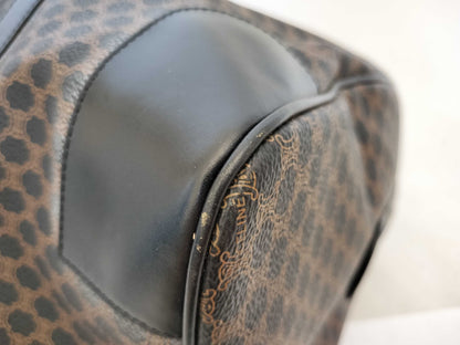 CELINE Black Macadam Boston Bag
