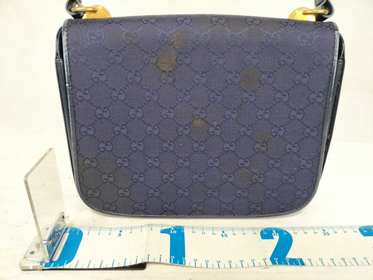 GUCCI GG Canvas Interlocking Top Handle Handbag
