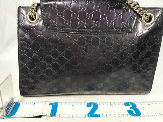 GUCCI Guccissima Amy Chain Shoulder Bag Shoulder Bag